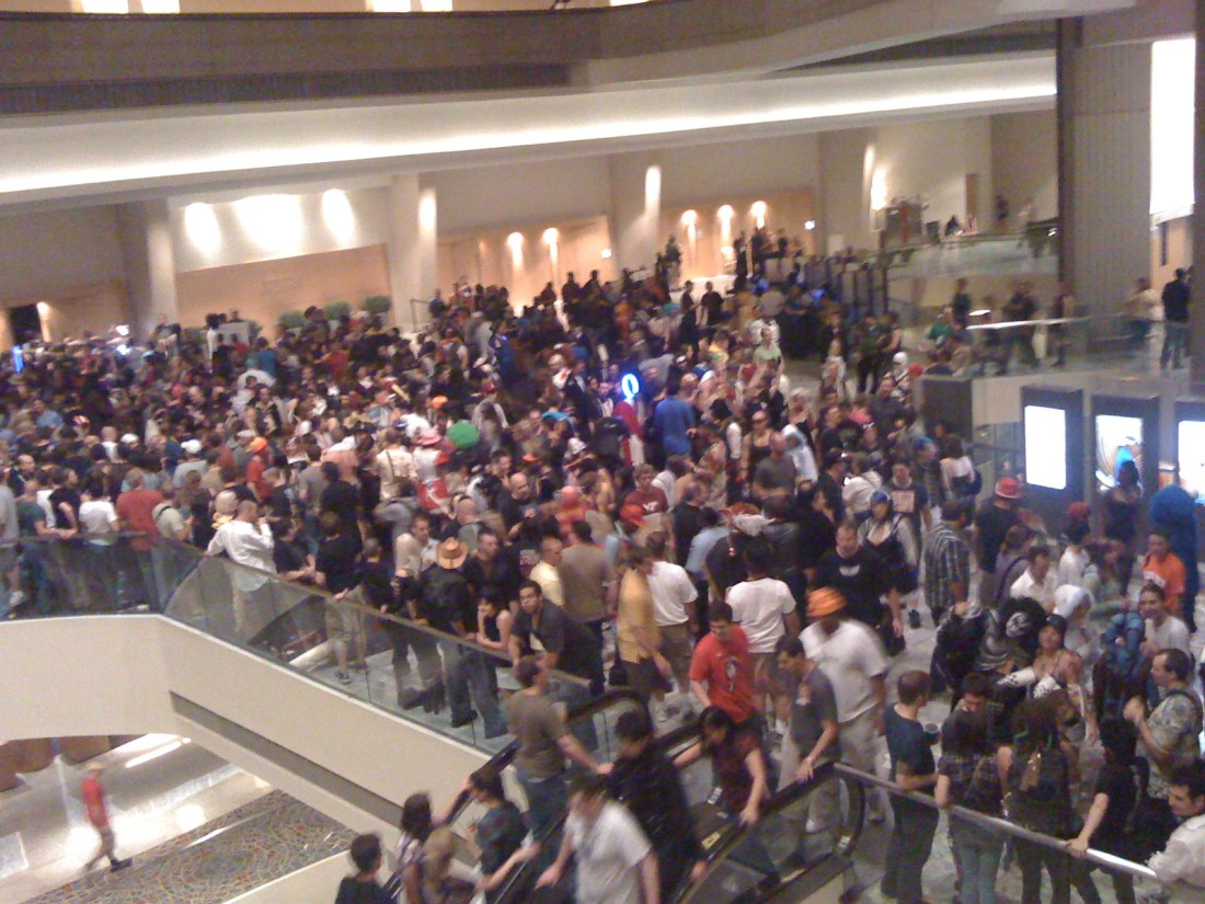 DragonCon 018 Just one shot from one of the many hotels involved in the convention on Saturday night.