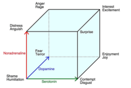 A 3D model of emotion categorization