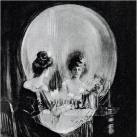 This is not what my vanity looks like, but it's close enough.